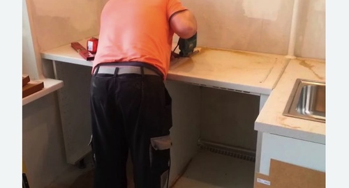 Сборка кухонного гарнитура. Элиста